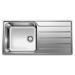 Blanco Lemis Single Bowl Sink with Right Hand Drainer LEMISXL6SLIFK5 hero image