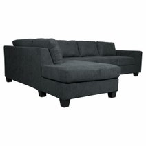Ostro Tilba Four Seater Left Hand Chaise Lounge Dark Grey U2370ZLHFCSXDYX hero image