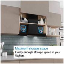 Bosch 60cm Series 6 Integrated Rangehood Matte Black DBB67DP60A hero image