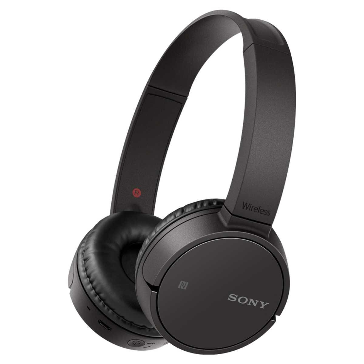 Sony WHCH500B Bluetooth Wireless On Ear Headphones Black hero image