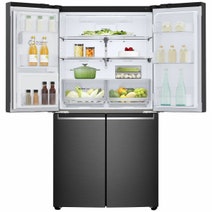LG 637L French Door Fridge Matte Black GF-L706MBL hero image