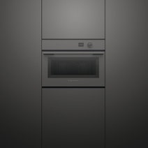 Fisher & Paykel 60cm Series 7 Minimal Compact Combi-Microwave Oven- Grey Glass OM60NMLG1 hero image