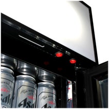Schmick 160L Great Northern Gold Branded Skinny Upright Bar Fridge SS-P160-GNBC-GOLD hero image