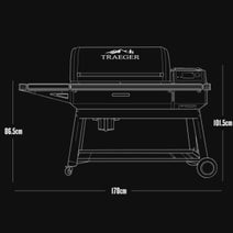 Traeger Ironwood Pellet Wood Grill Black TFB93RLGG hero image