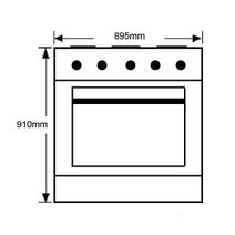 Westinghouse WFE914SB 90cm Freestanding Dual Fuel Oven/Stove hero image