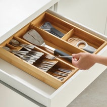Joseph Joseph DrawerStore Bamboo Cutlery and Utensil Organiser 85170 hero image