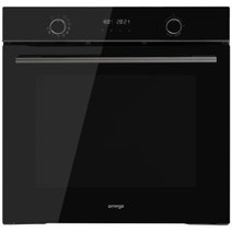 Omega 60cm 11 Function Built-in Electric Single Oven with AirFry Midnight OBO6011AM hero image