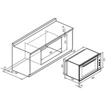 Artusi 90cm Electric Built-in Oven Stainless Steel CAO900X1 hero image