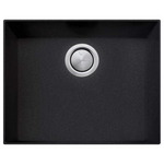 Oliveri Florence Black Single Bowl Undermount Sink FE-BL1560U hero image
