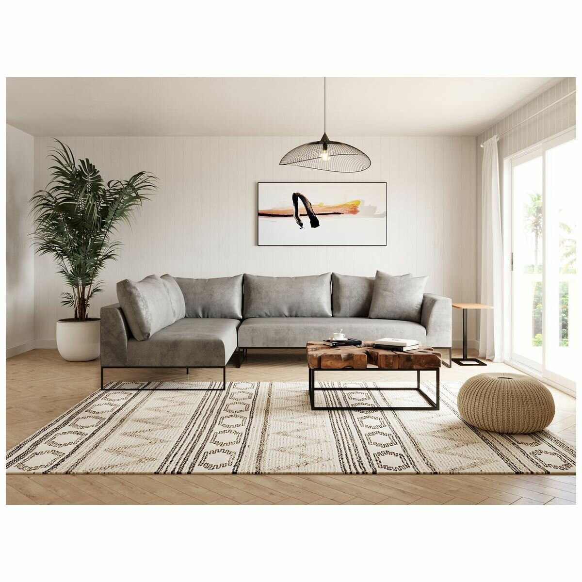 Kalona Vaeroy Modular Four Seater Right Facing Sofa Cloud WS-208-02B-VILA-11PK hero image