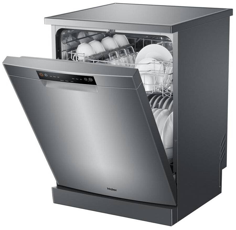 Haier 60cm Freestanding Auto Wash Silver Dishwasher HDW13V1S1 hero image