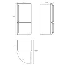 Electrolux 425L Bottom Mount Fridge Stainless Steel EBE4507SC-R hero image