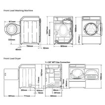 Speed Queen Natural Gas 10kg/9kg Washer Dryer Stack ATGE9ABLACKNG hero image