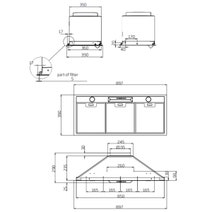 Schweigen 90cm UnderMount Matte Black Rangehood with IsoDrive SE Motor UM1390-9BSEPAK hero image