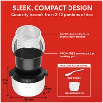 Instant Pot 10 Cup Rice & Grain Cooker- White 140-5022-01-AU hero image