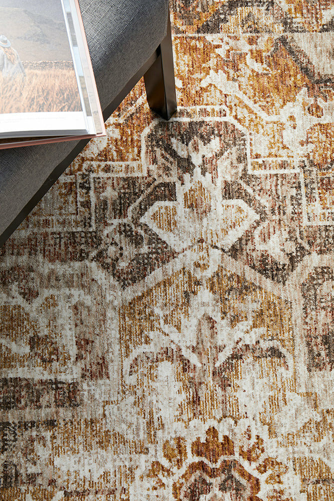 Rug Culture Jaipur Medium Gold Multi-coloured Rug 230X160CM - JPR-88-GOLD-230160 hero image