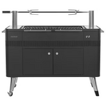 EVERDURE HUB Charcoal BBQ with Rotisserie Black HBCE2BB hero image