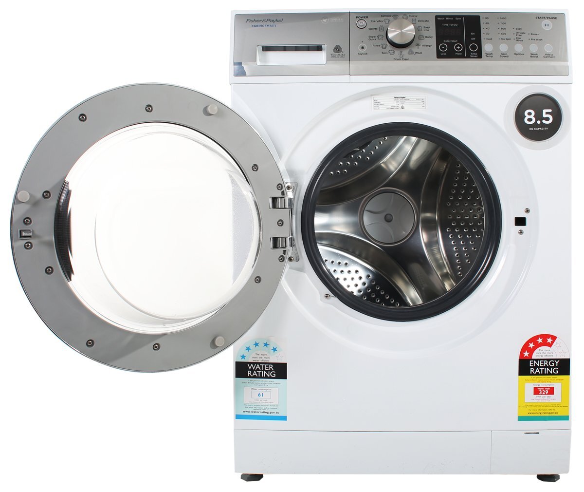 Fisher Paykel FabricSmart 8.5kg Front Load Washing Machine WH8560F1 Appliances Online