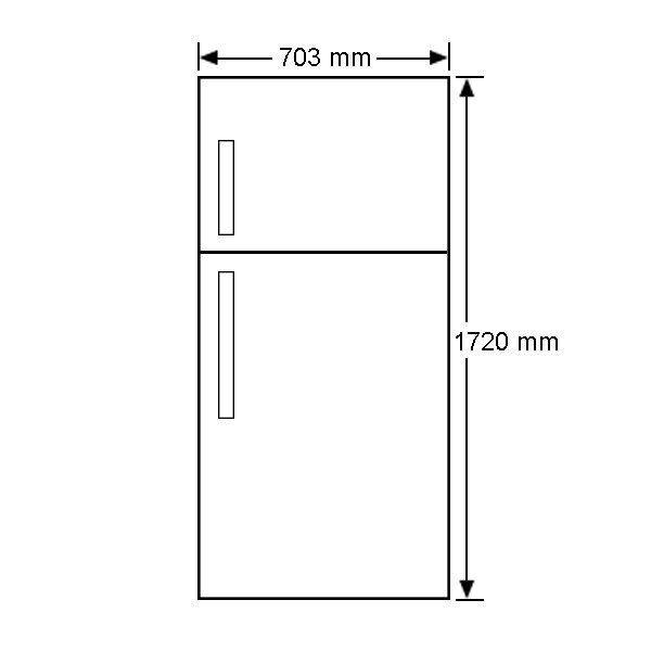 Westinghouse WTM3900SBR 390L Fridge hero image