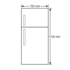 Westinghouse WTM3900SBR 390L Fridge image NaN