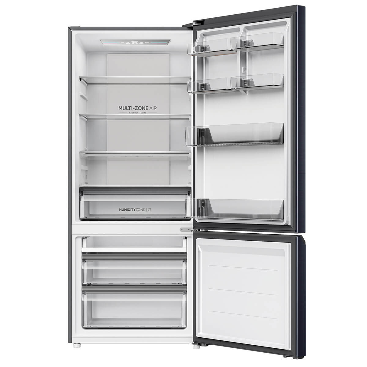 Haier 433L Bottom Mount Refrigerator Black HRF420BC hero image