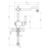 Armando Vicario 2050BR Provincial Kitchen Mixer Tap image NaN