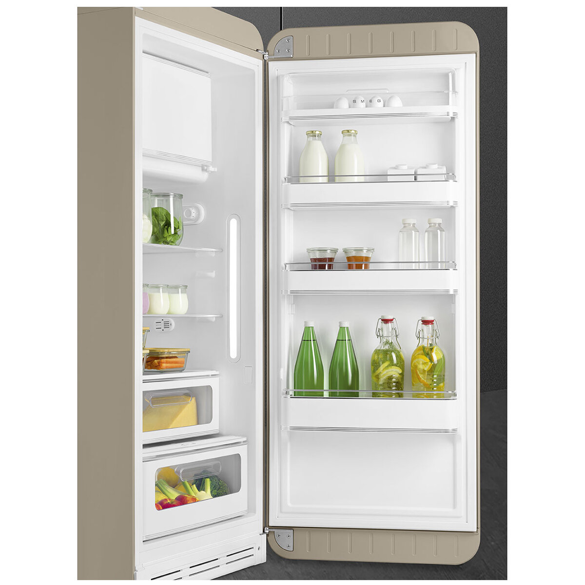 Smeg FAB28 50s Style 270L Retro Refrigerator Perfectly Pale FAB28RDPP5 hero image