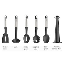 Joseph Joseph Elevate Silicone Carousel 5-piece Utensil Set with Rotating Storage Stand 10567 hero image