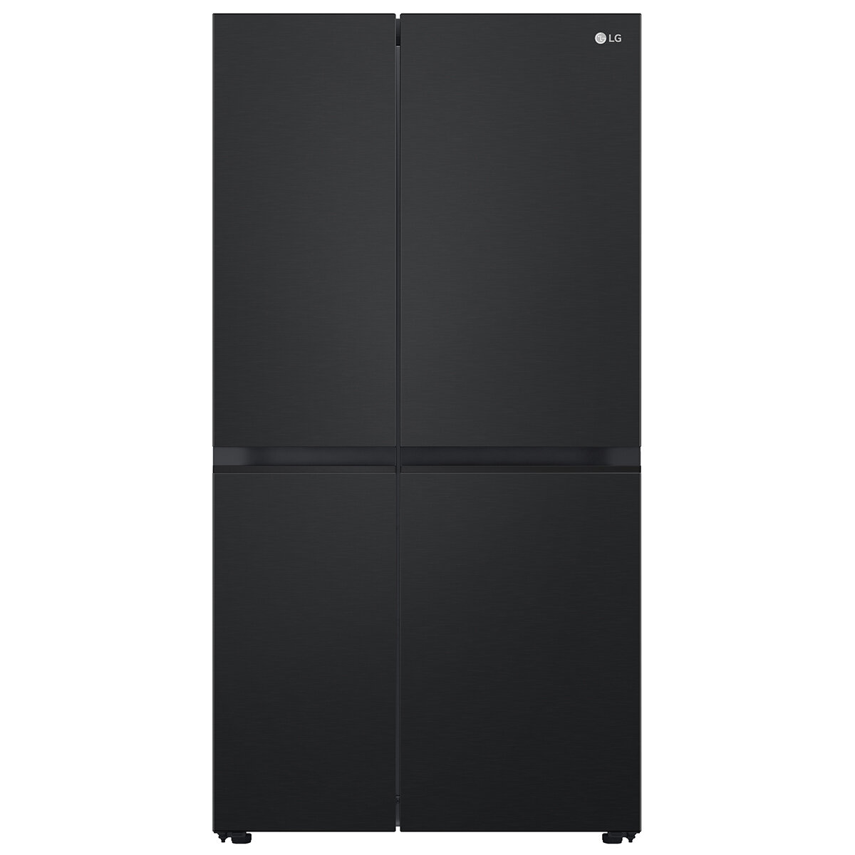 LG 655L Side by Side Fridge Matte Black GS-B600MBL hero image