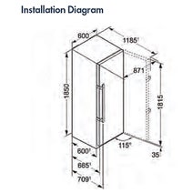Liebherr 367L Upright Fridge SKBES4350RH hero image