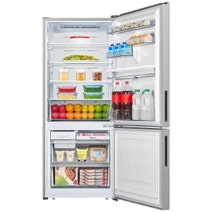 Hisense 415L Bottom Mount Fridge with Water Dispenser Stainless Steel HRBM419SW hero image