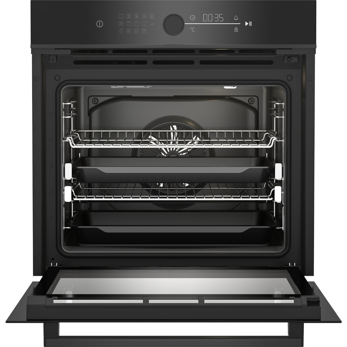 Beko 60cm Multi Function Pyrolytic Oven with Meat Probe & Airfry BBO6852PDX hero image