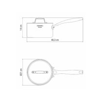 Tramontina Grano 20cm 3.1L Stainless Steel Sauce Pan 62141200 hero image