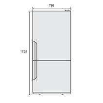 Westinghouse 528L Bottom Mount Fridge WBE5300WAR hero image