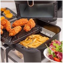 Kitchen Couture 11L Clear View Vertex Dual Draw Air Fryer Black 10005259 hero image