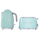 Smeg Kettle and 2 Slice Toaster Pack Pastel Green KLF03PGAUTSF01PGAU hero image
