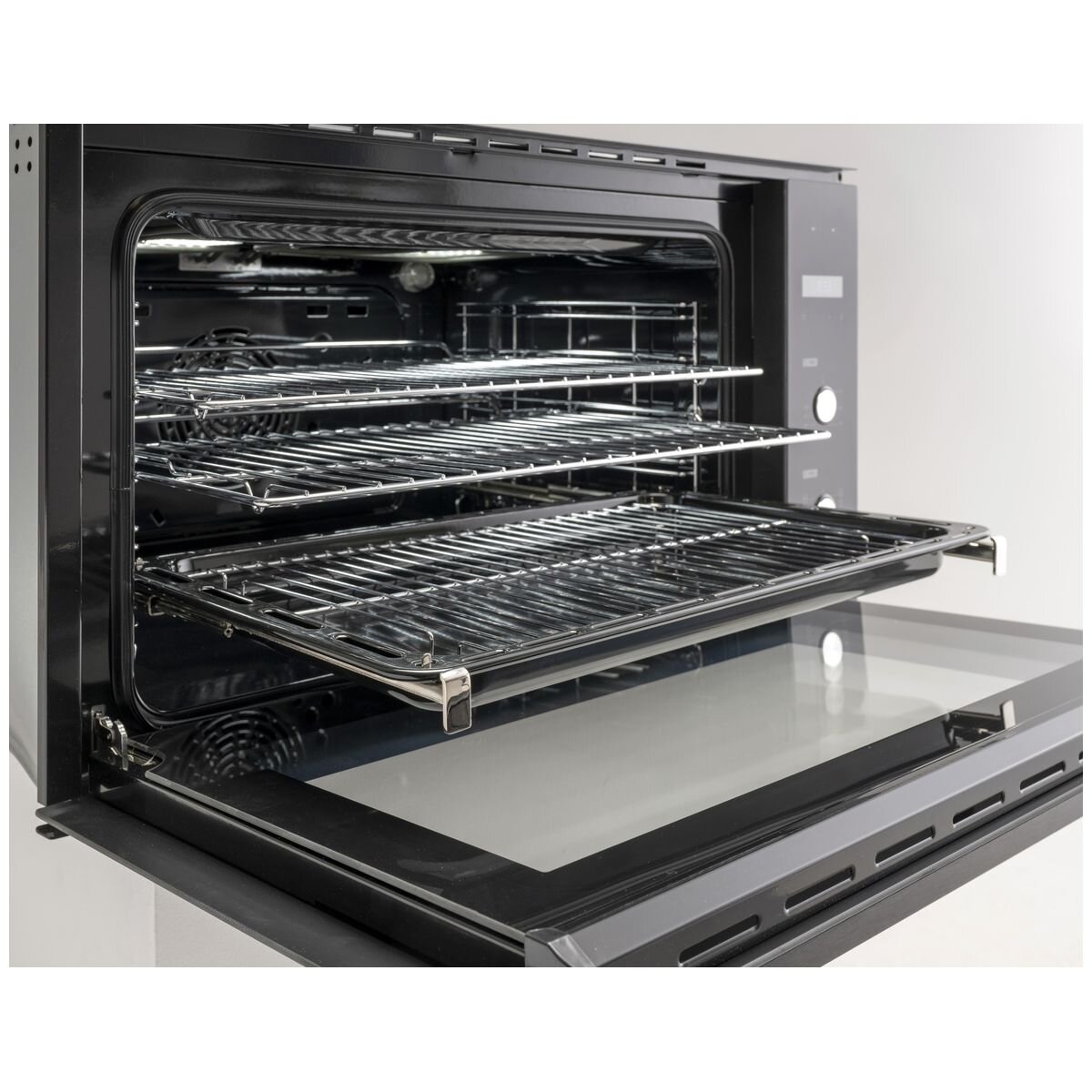 Euro 90cm Electric Multi Function Oven Black OE90O9B1