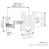 Vogel's WALL2145W Full-Motion TV Wall Mount for 19 to 40 Inch TVs White image NaN