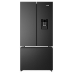 Haier 509L French Door Fridge with Non-Plumbed Water Dispenser Black HRF510FHC hero image
