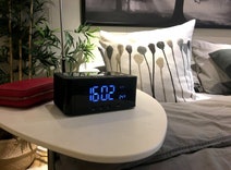 Laser SPK-QC001 Qi Wireless Charging Alarm Clock with Bluetooth Speaker hero image