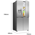 Hisense 483L PureFlat Slim French Door Refrigerator with Non-Plumbed Ice and Water Dispenser Stainless Steel HRCD483TSW image NaN