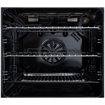 Euromaid 54cm Freestanding Electric Oven with Ceramic Cooktop Black EFS54RC-DCB hero image