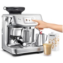 Breville the Barista Touch Impress Espresso Machine Brushed Stainless Steel BES881BSS hero image