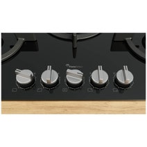 Bosch 75cm Series 6 Natural Gas Cooktop Tempered Glass Black PPQ7A6I10A hero image