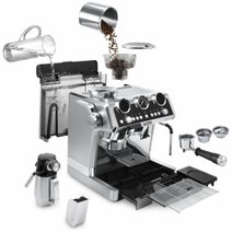 DeLonghi La Specialista Maestro Premium Manual Pump Coffee Machine Metal EC9865M hero image