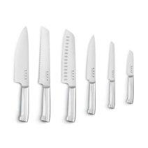 Smeg 50s Retro Style 6 Piece Knife Block Set Cream KBSF02CR hero image