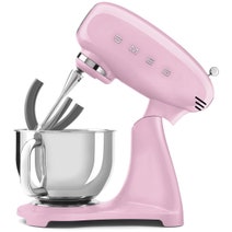 Smeg 50s Retro Style Stand Mixer Pink SMF03PKAU hero image