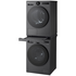 LG Washer+Dryer Stacking Kit with Shelf Matte Black STKIT-MB image NaN