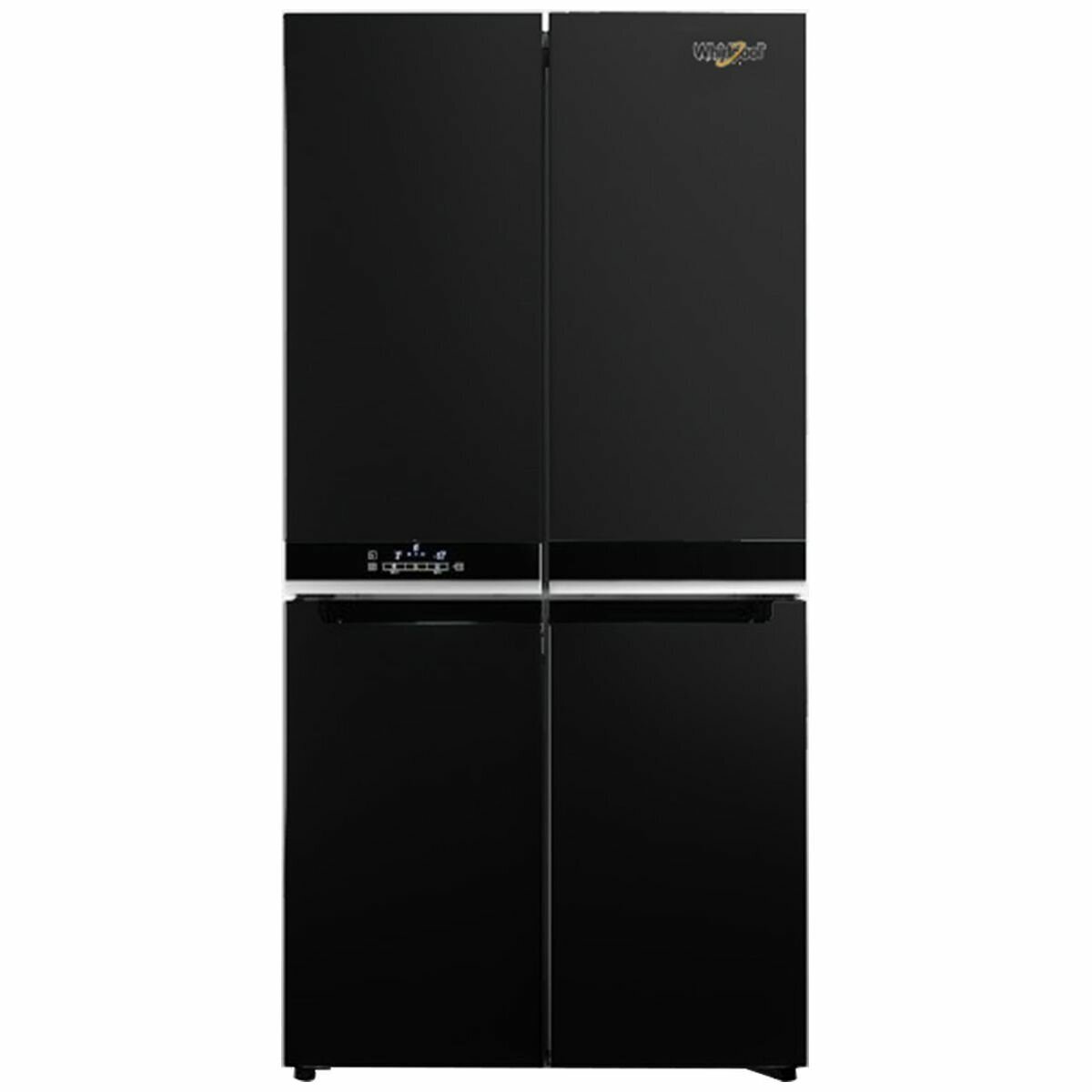 Whirlpool black fridge freezer cheap