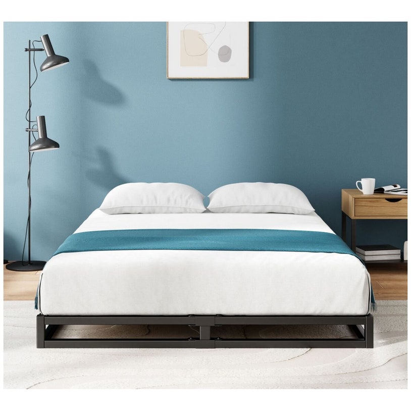 Zinus Double 15cm Joseph Metal Bed Frame with Bed Platform Base